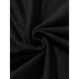 Mens Cat Face Print Crew Neck Cotton Casual Long Sleeve T-Shirts