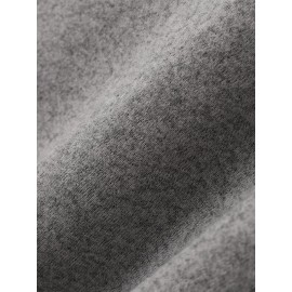 Mens Solid Half-Collar Short Sleeve Knit T-Shirt