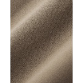 Mens Solid Half-Collar Casual Short Sleeve T-Shirt