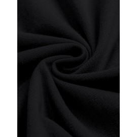 Mens Smile Vintage Geometric Print Patchwork Curved Hem T-Shirts Winter