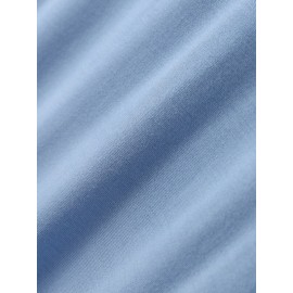 Mens Solid Crew Neck Casual Short Sleeve T-Shirt