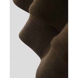 Mens Solid Crew Neck Knit Short Sleeve T-Shirt