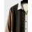 Mens Contrast Patchwork Texture Lapel Cotton Long Sleeve Shirts Winter