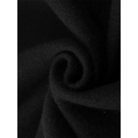 Mens Japanese Cherry Blossoms Print Contrast Patchwork Drawstring Hoodies Winter