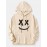 Mens Drip Smile Face Print Kangaroo Pocket Casual Drawstring Hoodies Winter