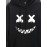 Mens Funny Smile Face Graphic Kangaroo Pocket Casual Drawstring Hoodies Winter
