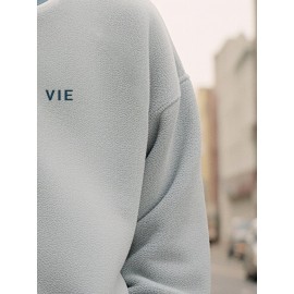 Mens Letter Print Contrast Crew Neck Fleece Pullover Sweatshirts Winter