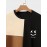 Mens Smile Embroidered Color Block Patchwork Crew Neck Pullover Sweatshirts Winter