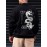 Mens Japanese Dragon Back Print Print Crew Neck Pullover Sweatshirts Winter