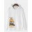 Mens Cartoon Cat Side Print Casual Drawstring Hoodies Winter