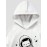 Mens Cartoon Astronaut Cat Print Casual Long Sleeve Hoodies Winter